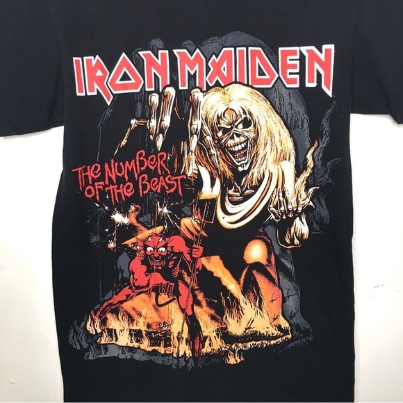 Iron Maiden The Number of the Beast Graphic T-Shirt - Picture 2 of 8
